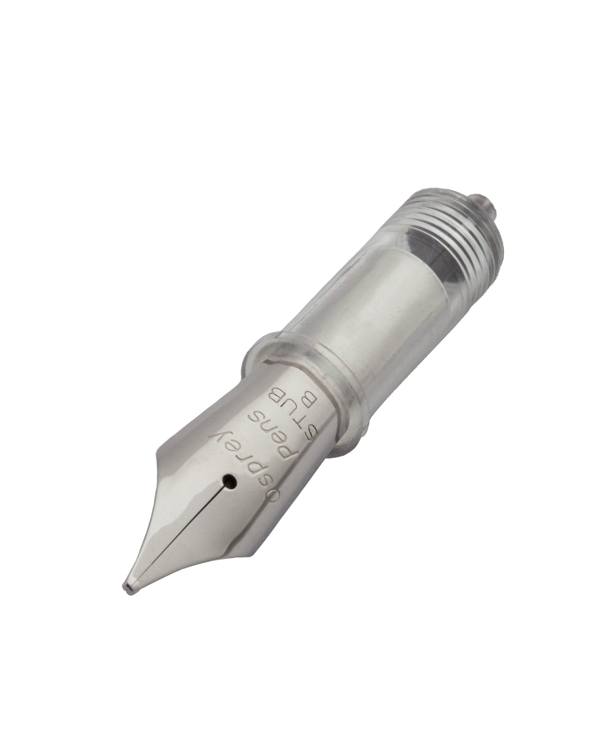 Standard, BroadStub, Chrome Finish (SS), Size 6 Osprey Pens Nib Unit