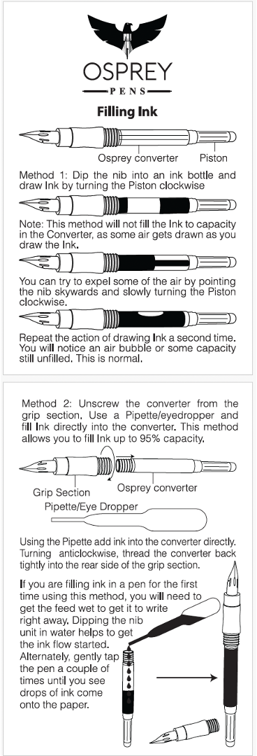 Osprey Pens Nib-Block Kit for easy maintenance of G nibs