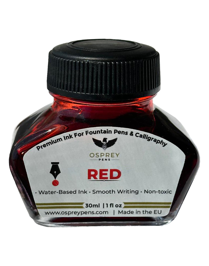 Osprey Pens Red Washable Fountain Pen Ink 30ML