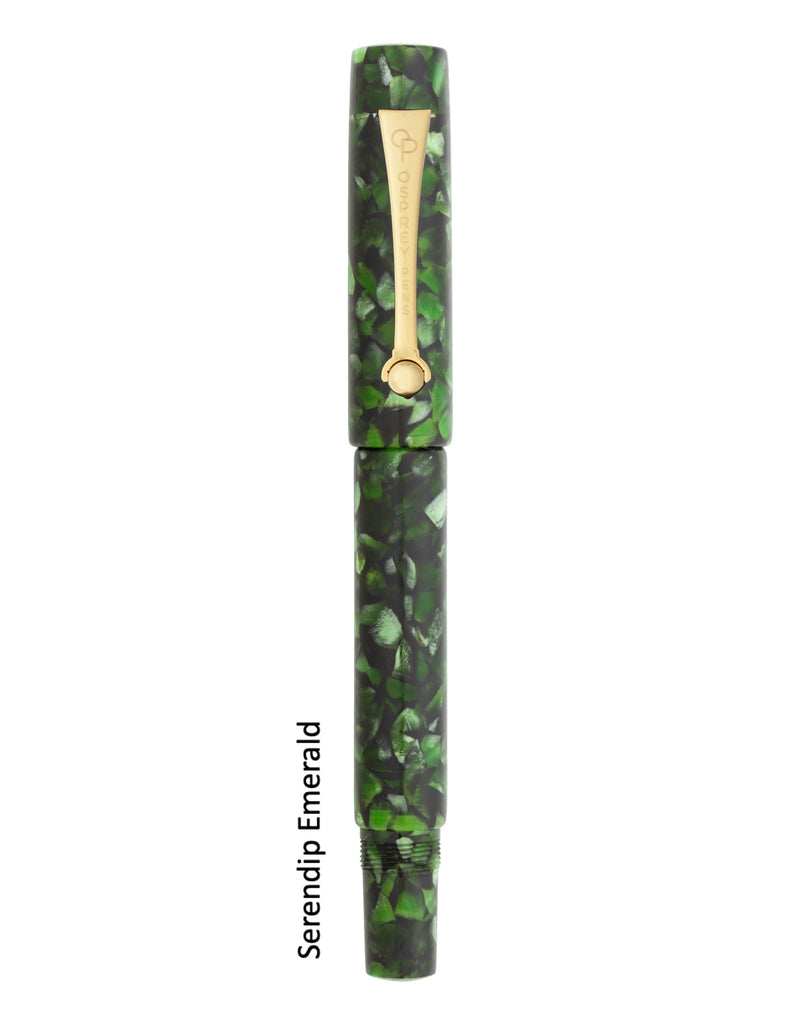 Serendip Emerald Milano Fountain Pen with Standard and Flex Nib Options