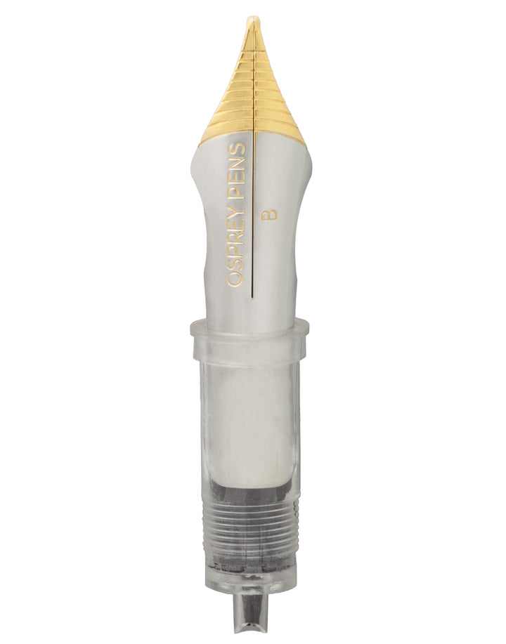 【nau】The Ennoy Professional Jowo Compatible #6 Ultraflex 2Tone Nib with Ebonite Feed