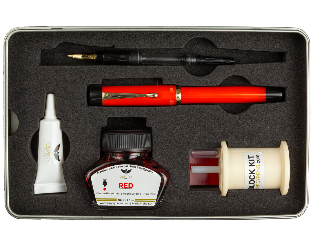 Osprey Zebra G Flex Fountain Pen – Calligraphy & Sketching Pen