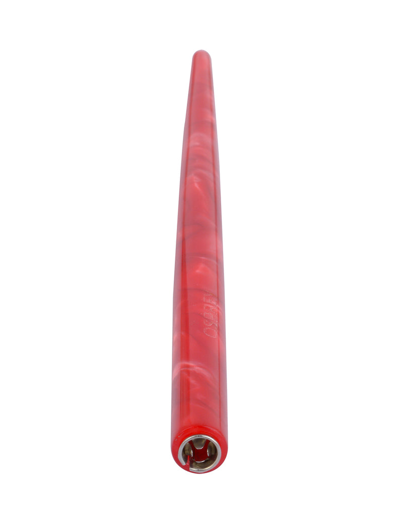 Straight Penholder - Ruby Red pearlized