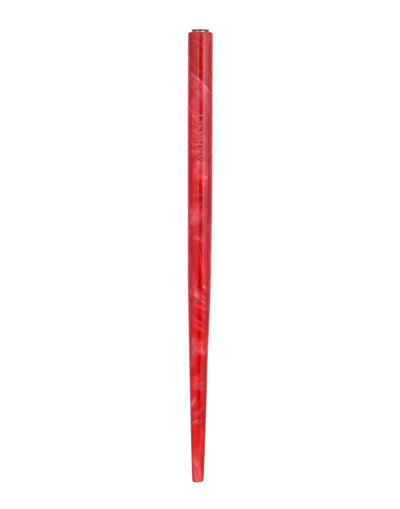 Straight Penholder - Ruby Red pearlized