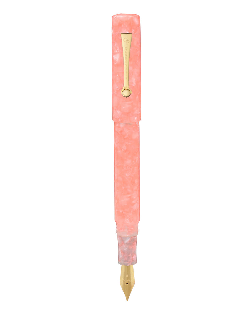 Rose Quartz Milano Fountain Pen with Standard and Flex Nib Options