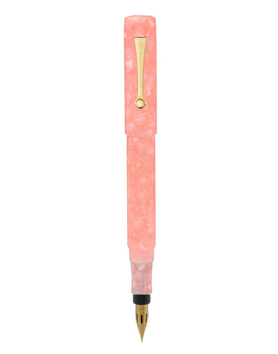 Rose Quartz Milano Fountain Pen with Standard and Flex Nib Options