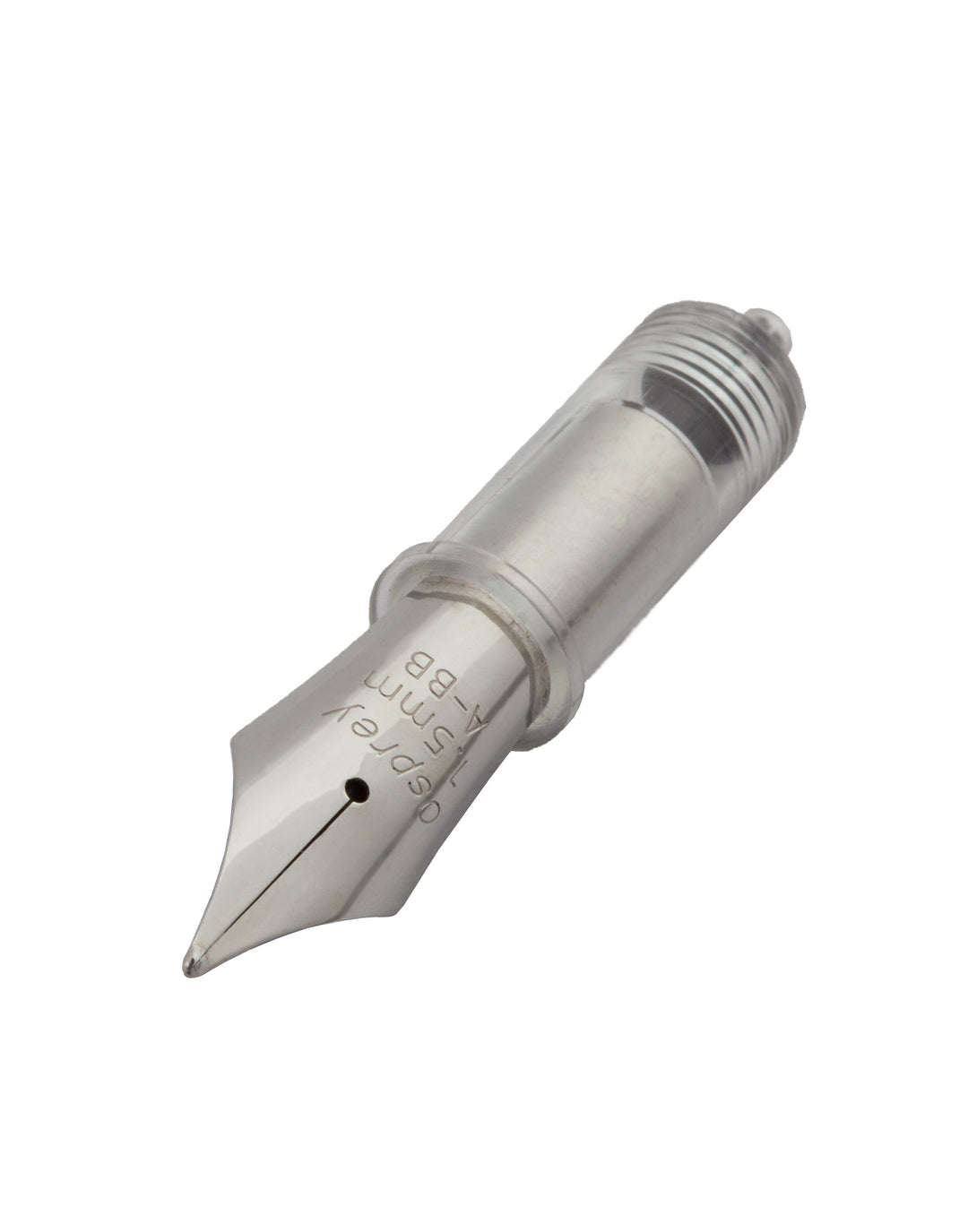 Edison #6 Steel Nib Unit - Silver - The Goulet Pen Company