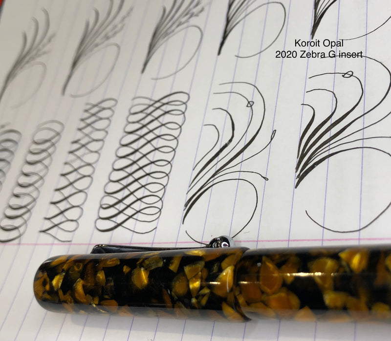 Replacement Zebra G Titanium coated nib units and assemblies