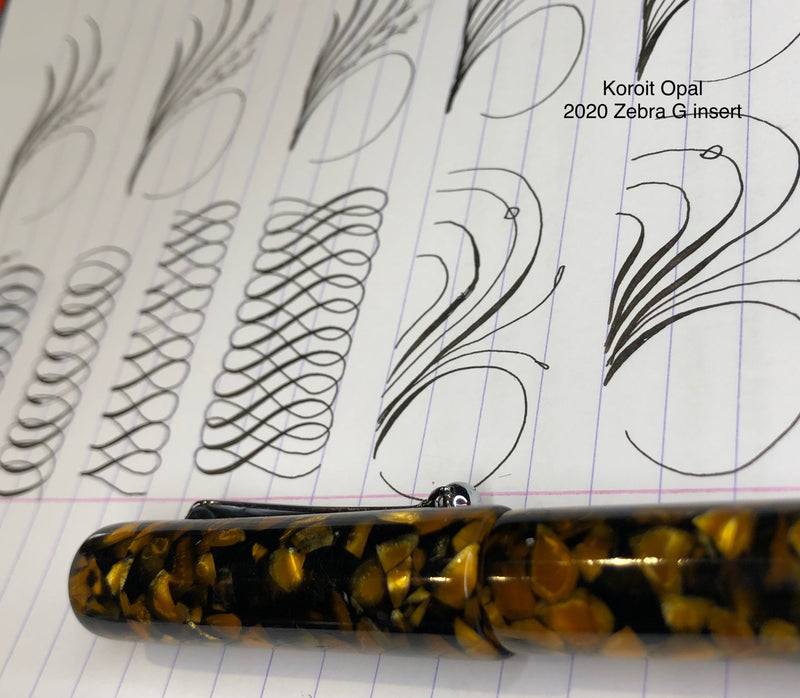 Nib Review: Titanium Zebra G